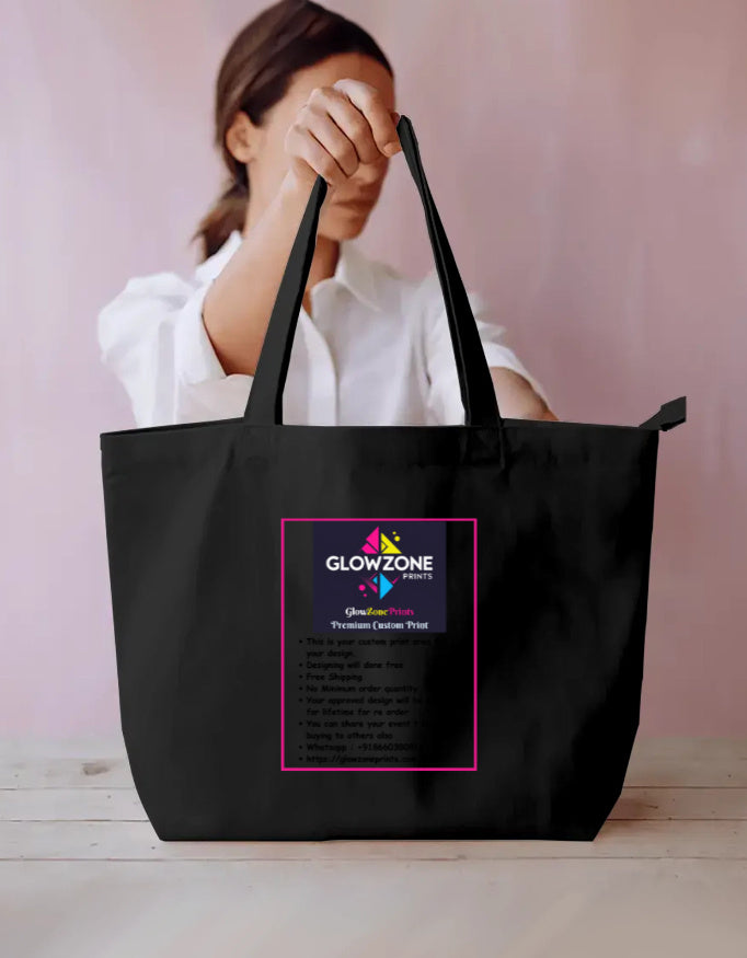 Everyday Large Tote Bag (Custom Print) GlowZonePrints