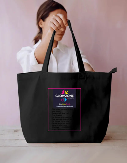 Everyday Large Tote Bag (Custom Print) GlowZonePrints