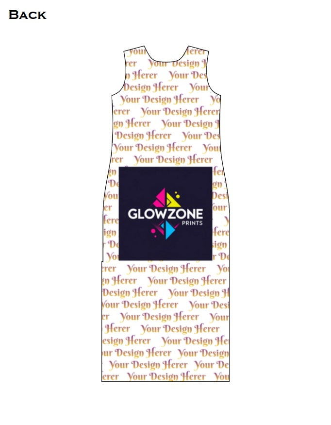 Custom AOP (All Over Print) Bodycon Dress GlowZonePrints