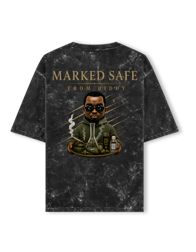 Acid Washed Oversized Tee - DD Enterprises Generic