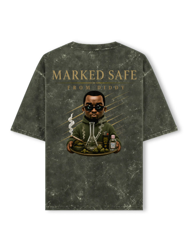 Acid Washed Oversized Tee - DD Enterprises Generic