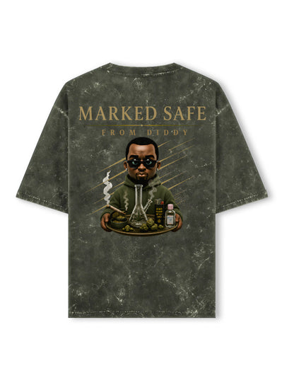 Acid Washed Oversized Tee - DD Enterprises Generic