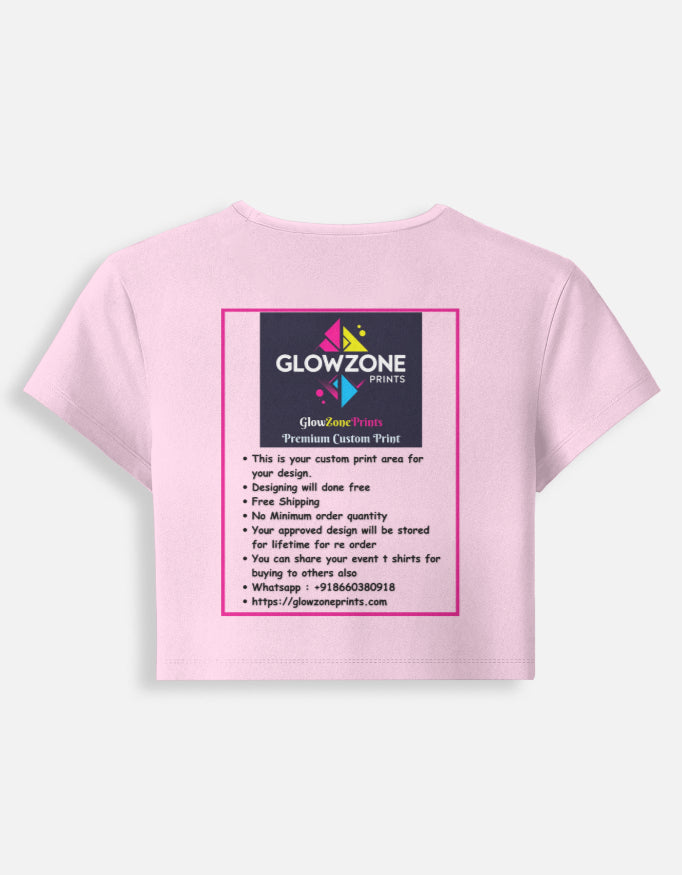 Female Premium Baby Tee | FT47 (Custom Print) GlowZonePrints