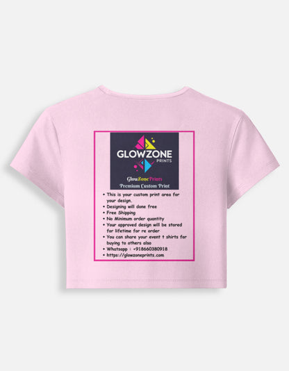 Female Premium Baby Tee | FT47 (Custom Print) GlowZonePrints