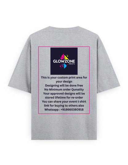 Unisex Oversized Classic T-Shirt (Custom Print)
