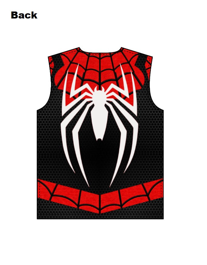 AOP Men's Full Sleeve Tee – Spider Hero Edition GlowZonePrints