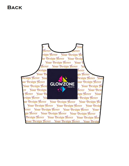 Custom AOP (All Over Print) Crop Tank GlowZonePrints