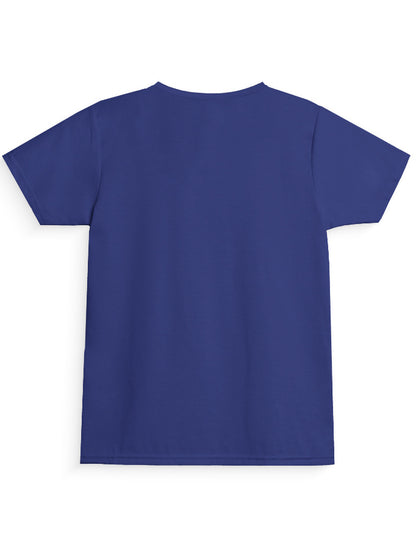 Girl's Crew Neck T-Shirt (Custom Print) GlowZonePrints