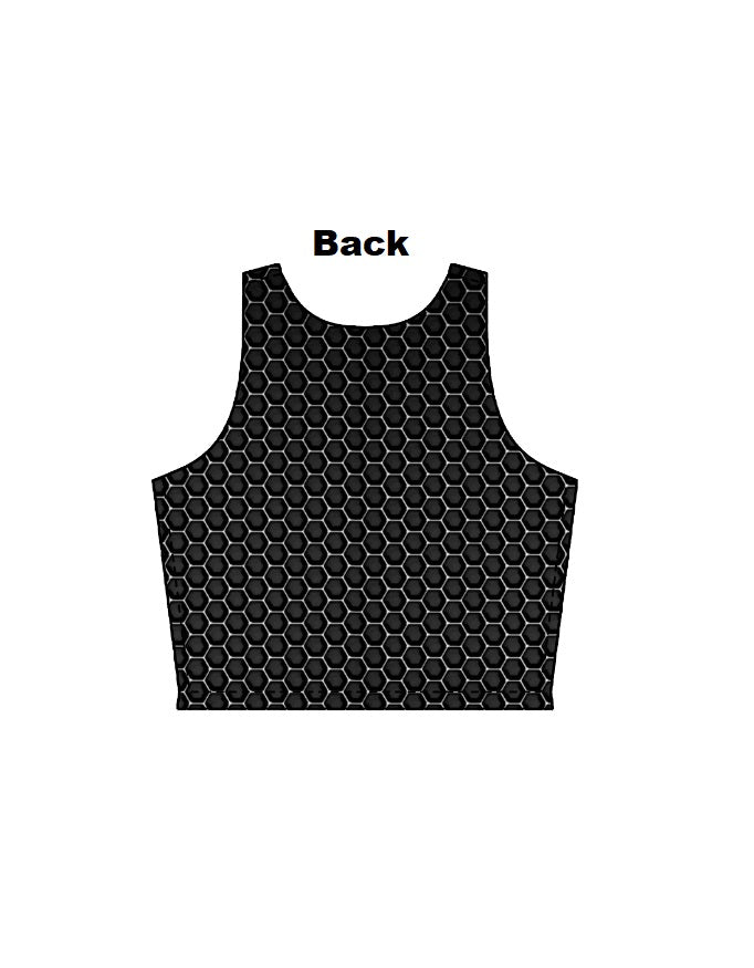 Aop Sports Crop Top GlowZonePrints