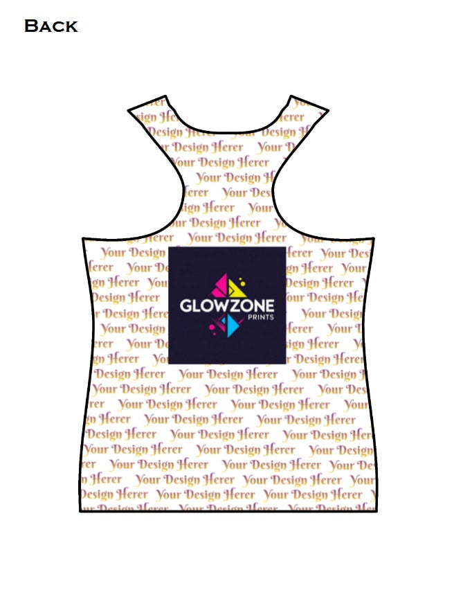 Custom Women's AOP Tank Top GlowZonePrints