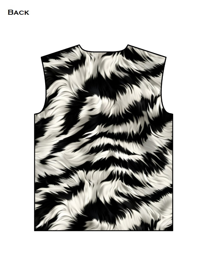 Unisex AOP Oversized Tee – Zebra Fur Pattern GlowZonePrints