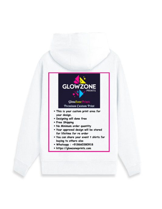 Unisex Zip Hoodie | UH38 (Custom Print) GlowZonePrints