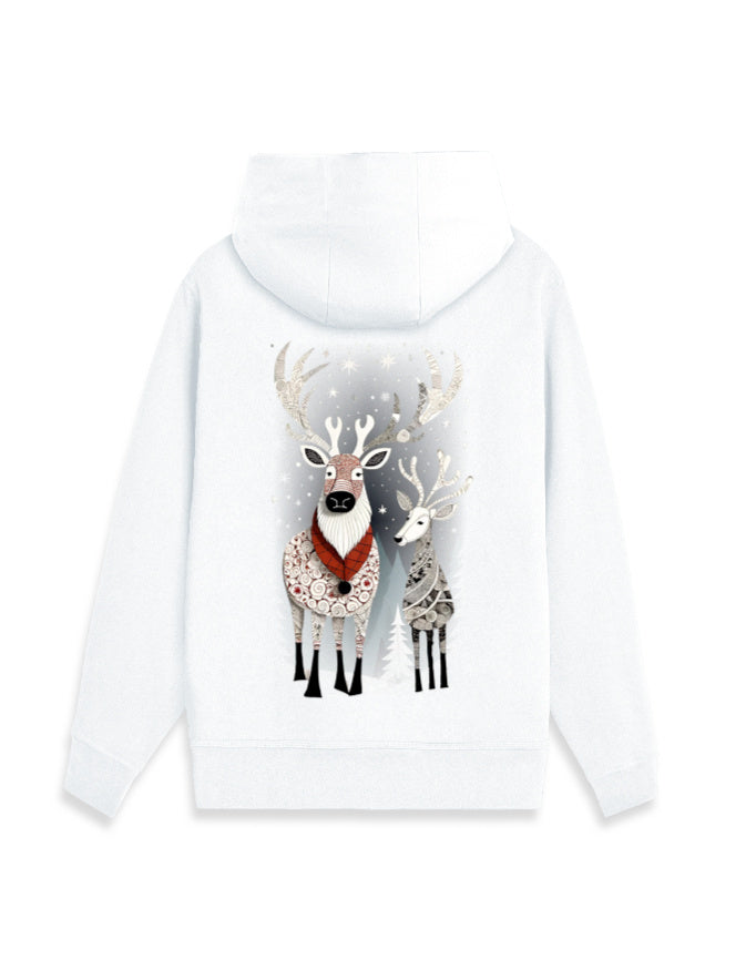 Unisex Zip Hoodie Reindeer | UH38 (Premium) GlowZonePrints