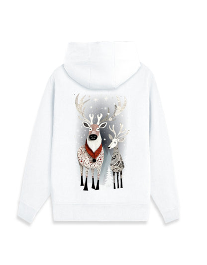 Unisex Zip Hoodie Reindeer | UH38 (Premium) GlowZonePrints