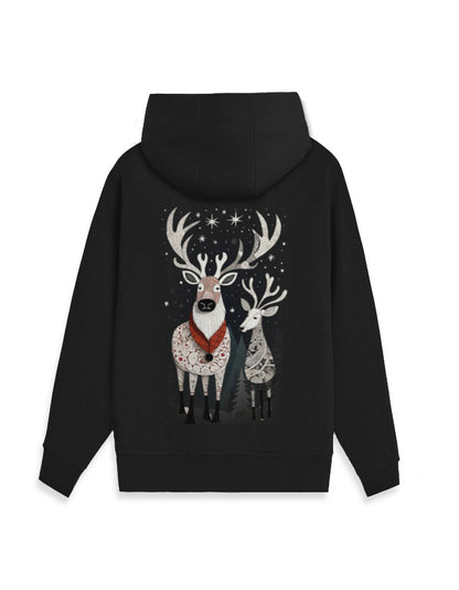 Unisex Zip Hoodie Reindeer | UH38 (Premium) GlowZonePrints