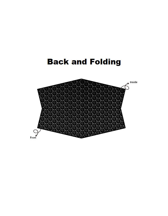 Women's AOP Gym Leggings – Carbon Hex Performance Pattern