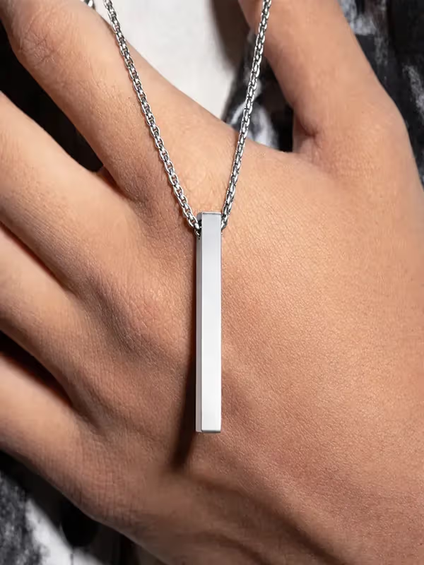 Bar pendant - Personalised GlowZonePrints