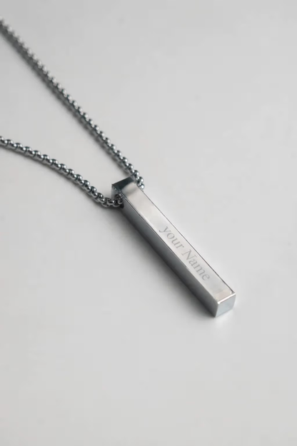 Bar pendant - Personalised GlowZonePrints