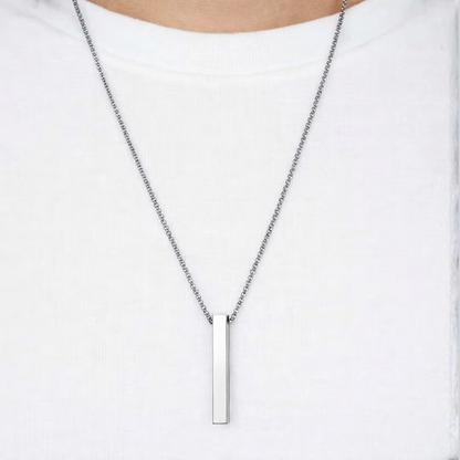 Bar pendant - Personalised GlowZonePrints