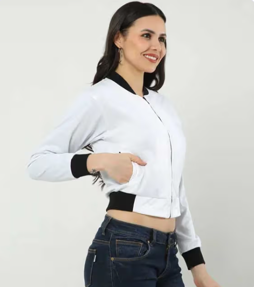 Custom Women's AOP Bomber Jacket GlowZonePrints