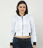 Custom Women's AOP Bomber Jacket GlowZonePrints
