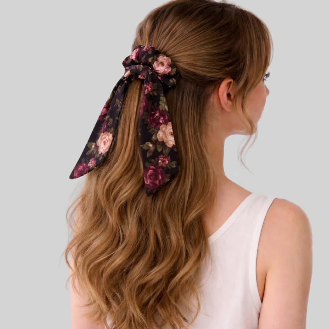 Female AOP Bow Scrunchies (Custom Print) GlowZonePrints