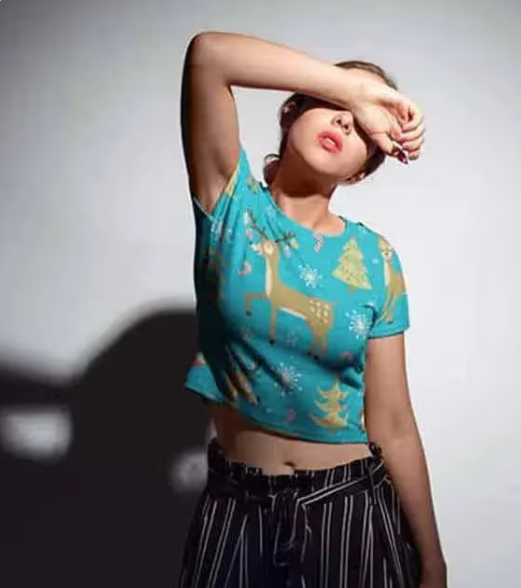 Custom AOP (All Over Print) Crop Top GlowZonePrints