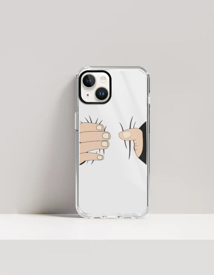 iPhone Hard Clear Case (Custom Print) Custom 14 GlowZonePrints