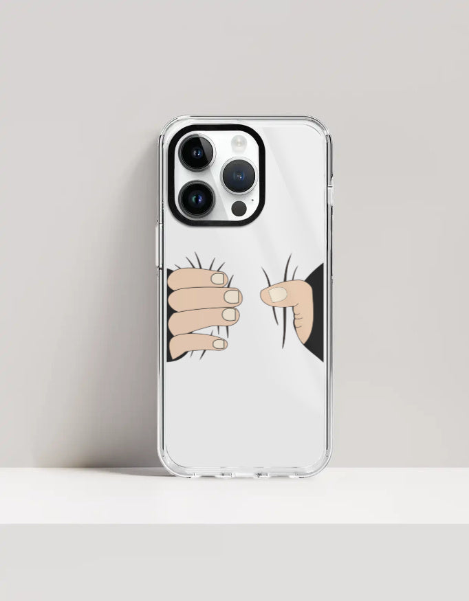 iPhone Hard Clear Case (Custom Print) Custom 14 Pro Max GlowZonePrints