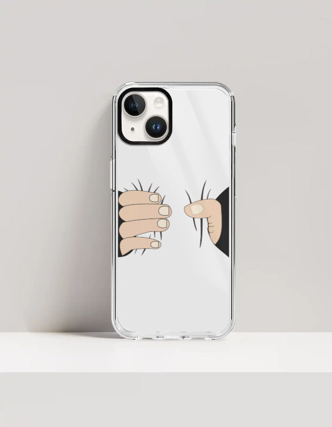 iPhone Hard Clear Case (Custom Print) Custom 14 Plus GlowZonePrints