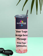 Tumbler Bottle (Custom Print) Custom Print 20 oz GlowZonePrints