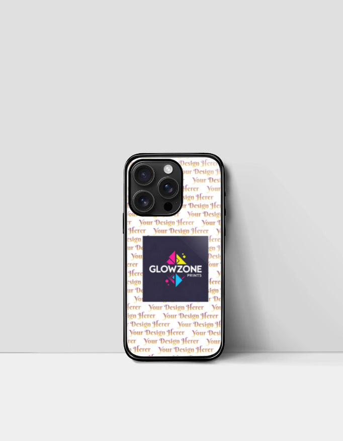 IPhone Glass Case (Custom Print) Custom 15 Pro GlowZonePrints