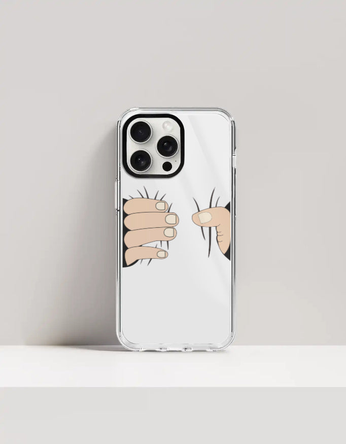 iPhone Hard Clear Case (Custom Print) Custom 15 Pro GlowZonePrints