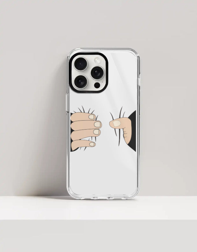 iPhone Hard Clear Case (Custom Print) Custom 15 Pro Max GlowZonePrints