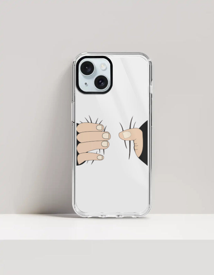 iPhone Hard Clear Case (Custom Print) Custom 15 Plus GlowZonePrints