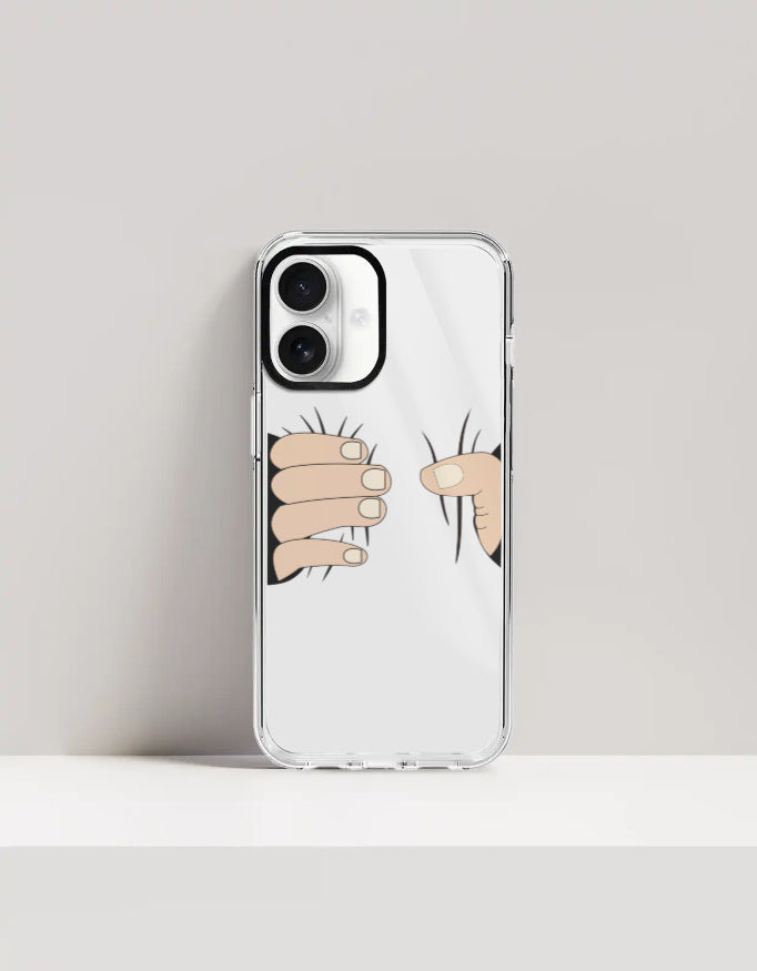 iPhone Hard Clear Case (Custom Print) Custom 16 GlowZonePrints