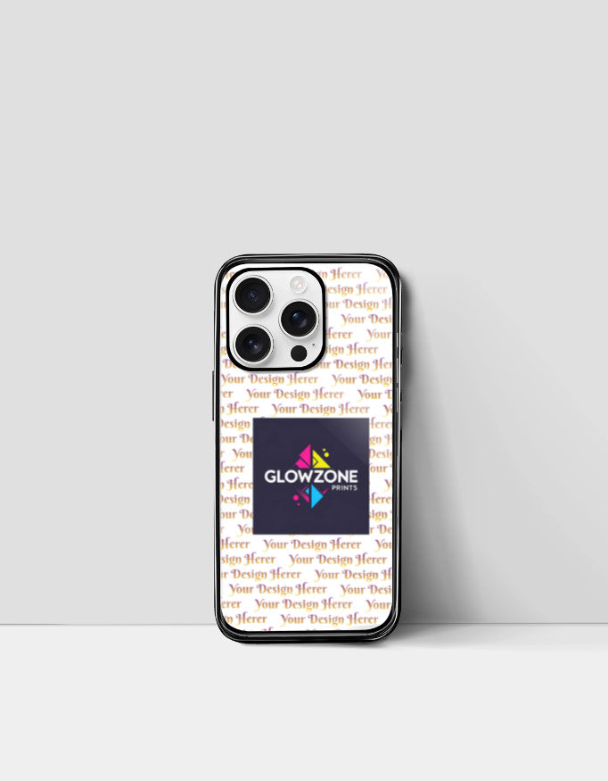 IPhone Glass Case (Custom Print) Custom 16 Pro GlowZonePrints