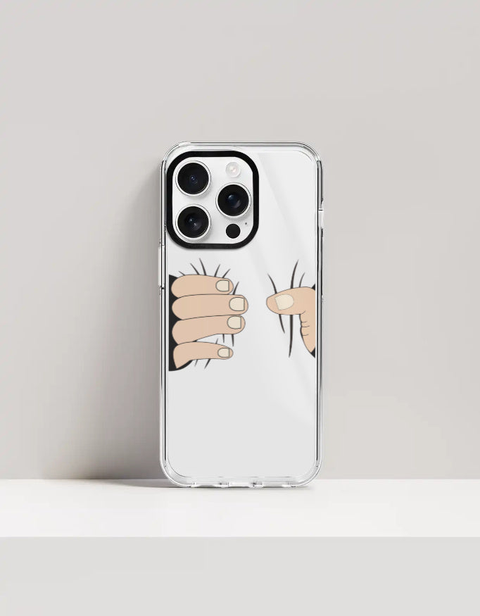 iPhone Hard Clear Case (Custom Print) Custom 16 Pro GlowZonePrints