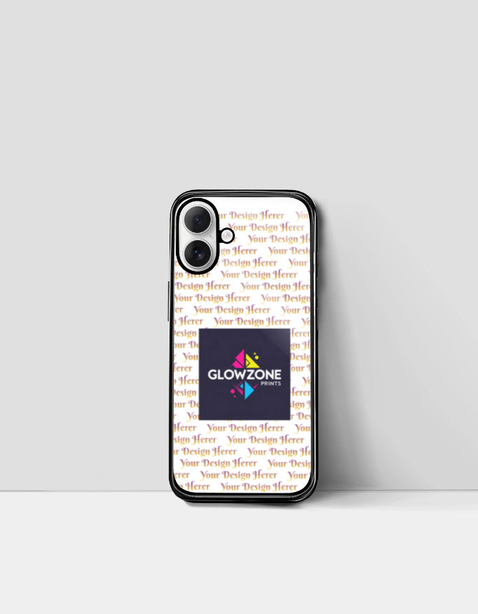 IPhone Glass Case (Custom Print) Custom 16 Plus GlowZonePrints