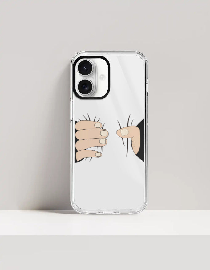 iPhone Hard Clear Case (Custom Print) Custom 16 Plus GlowZonePrints