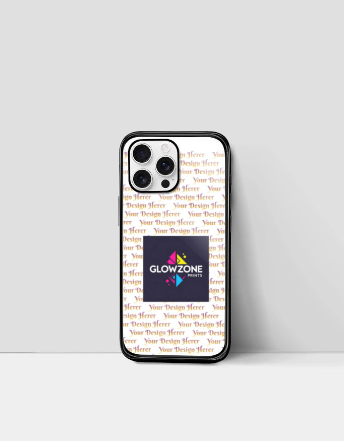 IPhone Glass Case (Custom Print) Custom 16 Pro Max GlowZonePrints