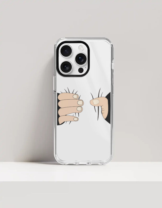 iPhone Hard Clear Case (Custom Print) Custom 16 Pro Max GlowZonePrints