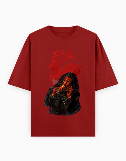 Unisex Oversized Classic T-Shirt – Dhurandhar - Limited Edition Red GlowZonePrints
