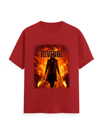 Unisex Crew T-Shirt – Dhurandhar - Revenge Red GlowZonePrints