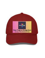 Unisex BaseBall Cap | BC33 (Custom Print) Red Standard GlowZonePrints