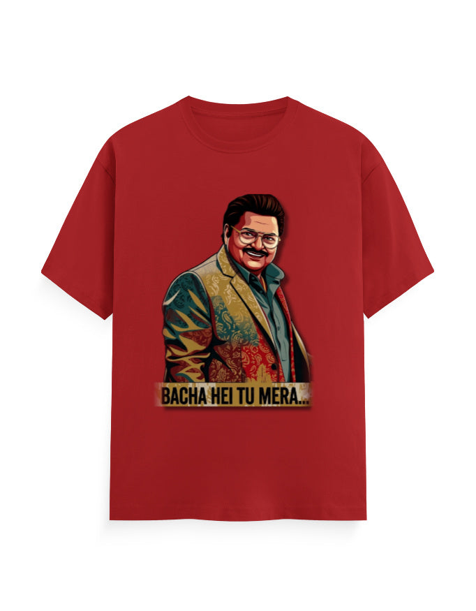 Unisex Crew T-Shirt – Dhurandhar (F) Red GlowZonePrints