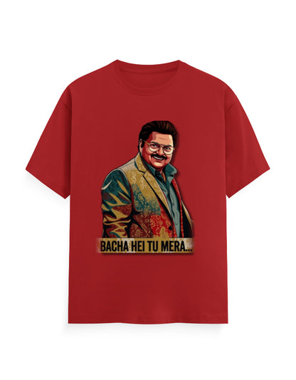 Unisex Crew T-Shirt – Dhurandhar (F) Red GlowZonePrints