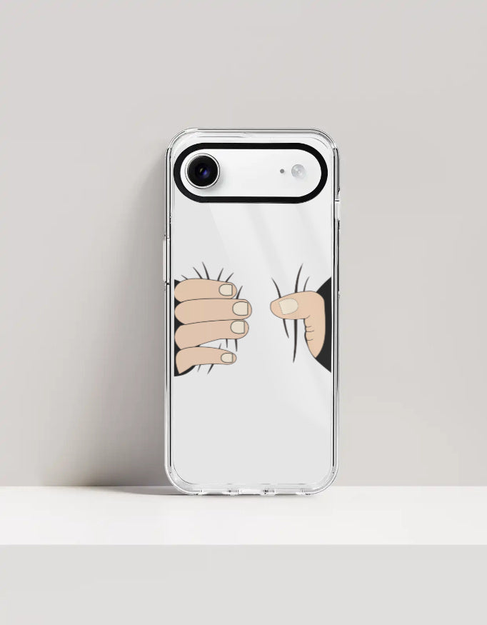 iPhone Hard Clear Case (Custom Print) Custom 17 Air GlowZonePrints