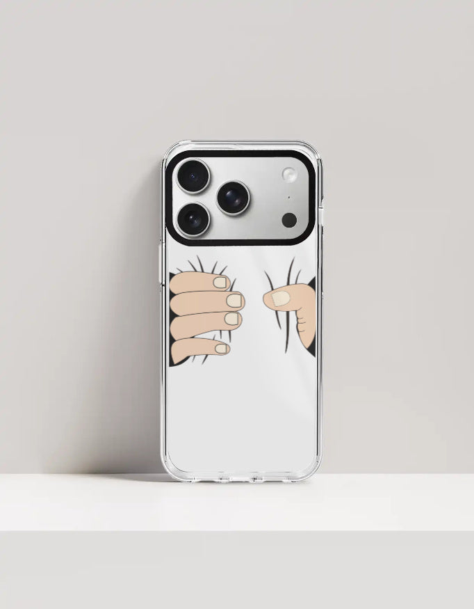 iPhone Hard Clear Case (Custom Print) Custom 17 Pro GlowZonePrints