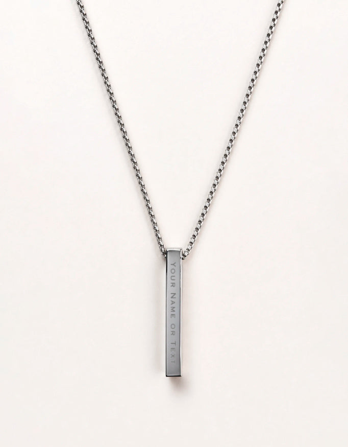 Bar pendant - Personalised GlowZonePrints